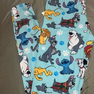 Disney Character Print Dog Leggings